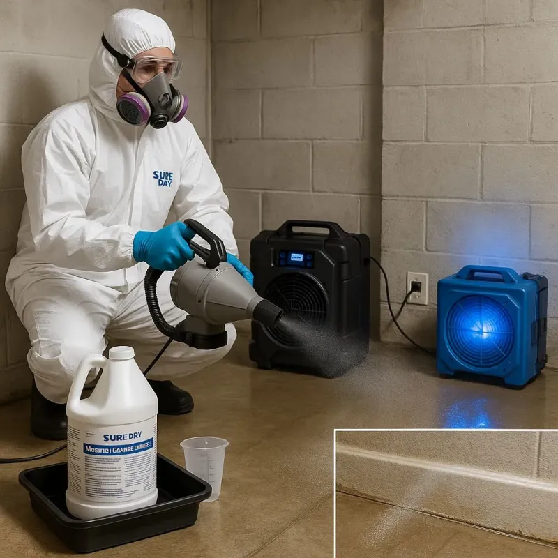 Sanitization and Odor Removal process in Home Gardens, CA