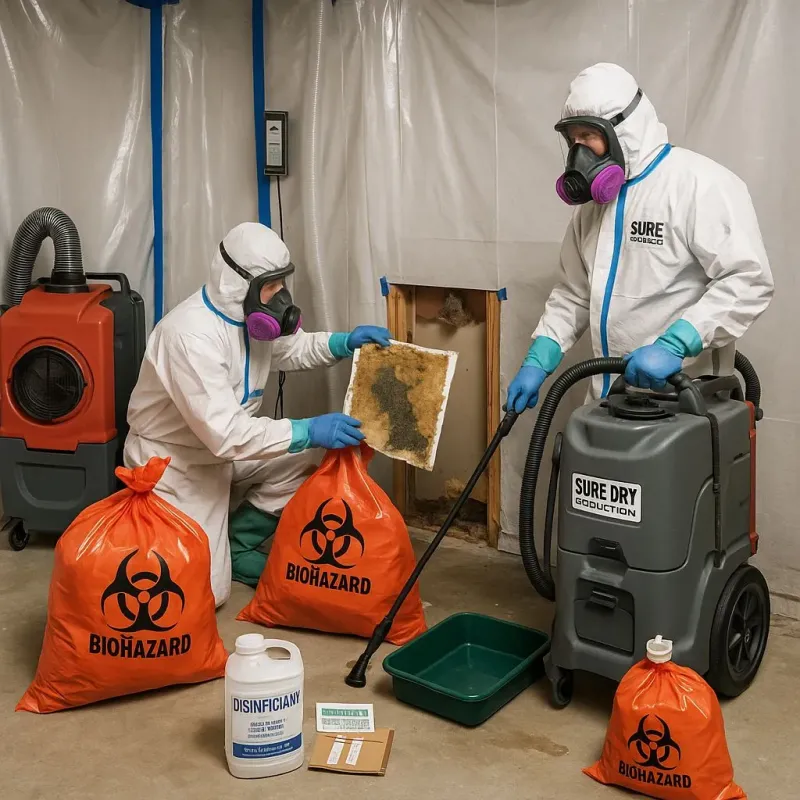 Contaminated Water Handling Protocols process in Home Gardens, CA