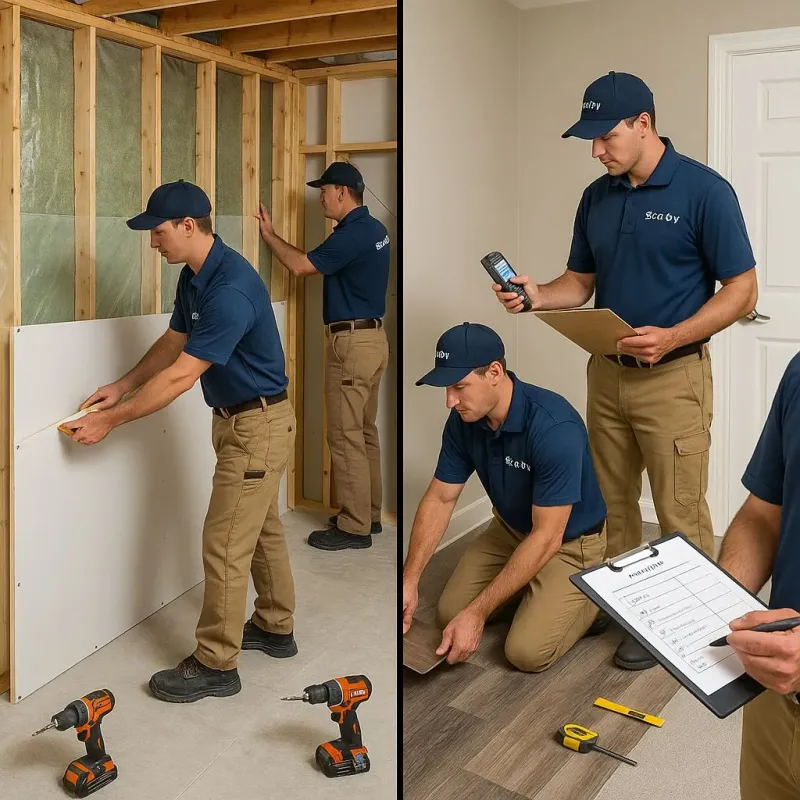 Repairs and Reconstruction process in Home Gardens, CA