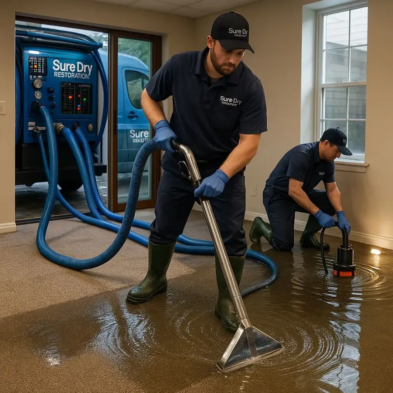 Water Extraction and Removal process in Home Gardens, CA